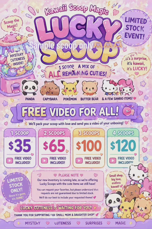 LIMITED TIME ONLY Kawaii Lucky Scoop Box